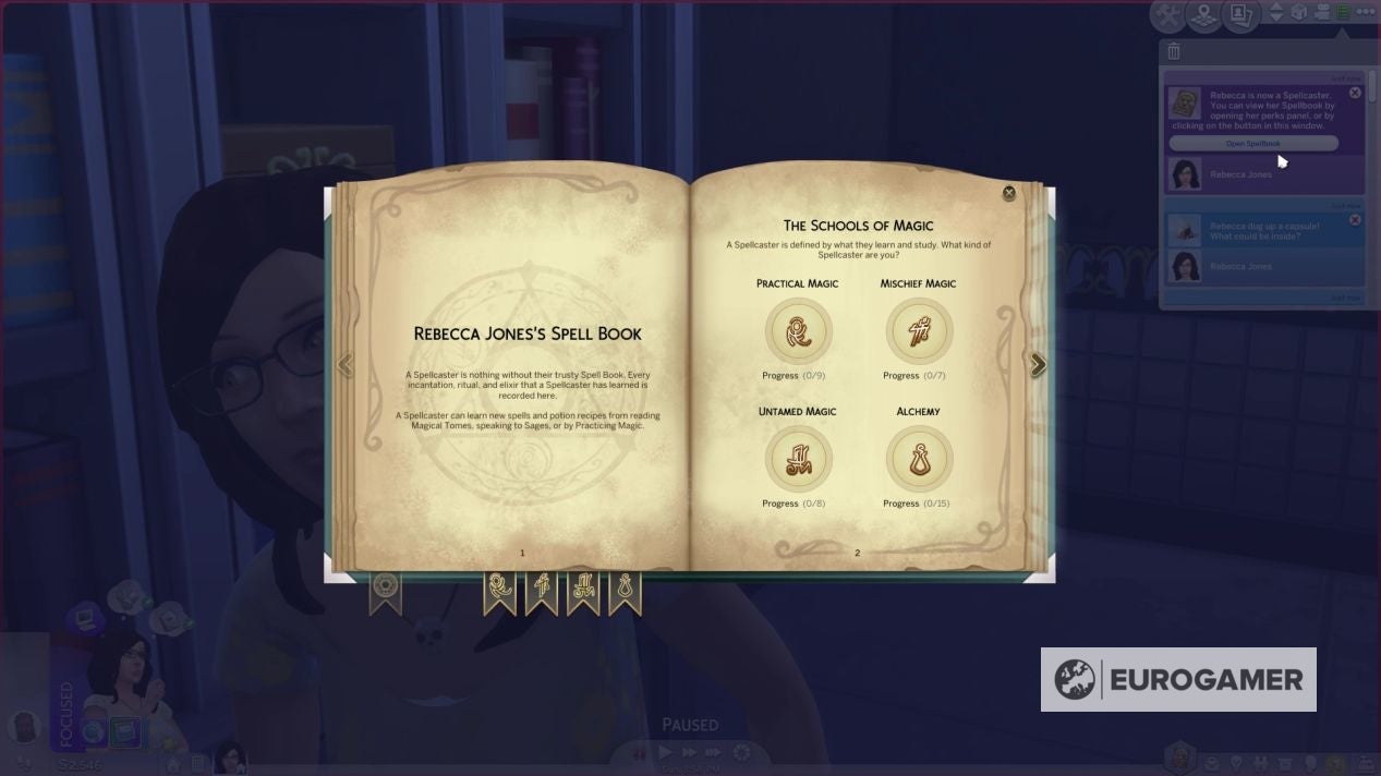 The Sims 4 Spellcasters guide on how to a Spellcaster in the